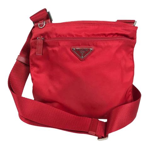 prada red leather crossbody bags|prada crossbody bag nylon.